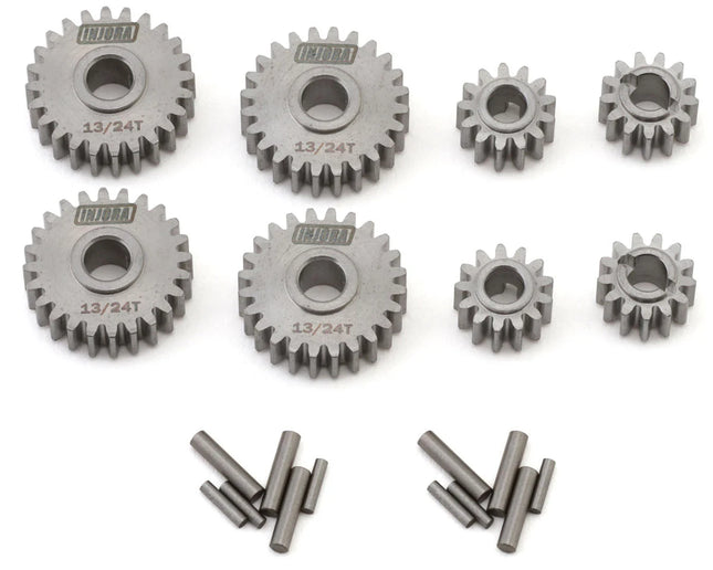 Injora Redcat Ascent-18 Stainless Steel Portal Gears Set (14T/23T) (Stock Ratio) INJASC18-23T-2
