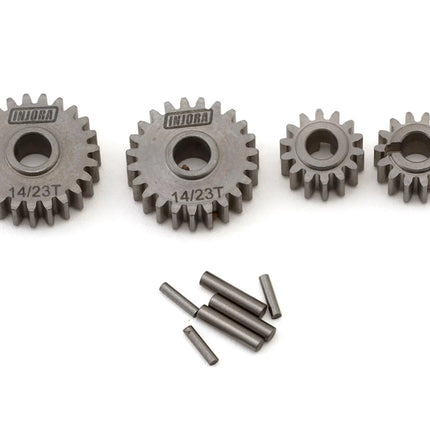 Injora Redcat Ascent-18 Stainless Steel Front Portal Gears Set (14T/23T) (Stock Front Ratio) INJASC18-23T