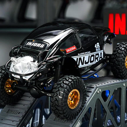 Injora BUG18-BK BUG18 Crawler Body Set for Traxxas® TRX-4M™ (Black) (155mm Wheelbase) (Use with 4M-89 & 4M-111 Universal Chassis)  INJBUG18-BK