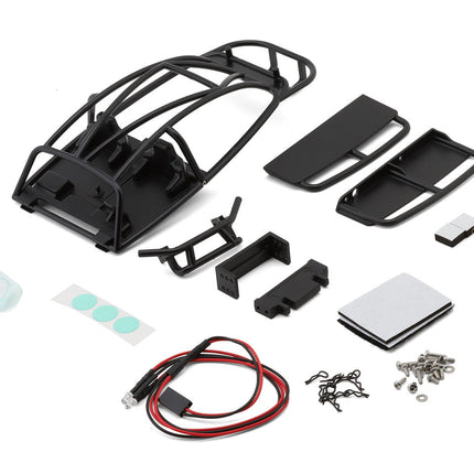 Injora BUG18-CL-111 BUG18 Crawler Body Set for Traxxas® TRX-4M™ (Clear) (155mm Wheelbase) w/(INJ4M-111) Aluminum Universal LCG Chassis INJBUG18-CL-111