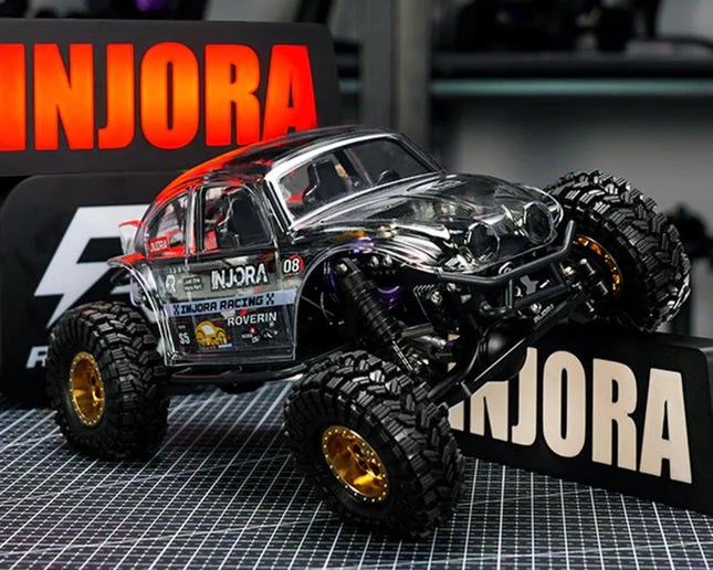 Injora BUG18-CL BUG18 Crawler Body Set for Traxxas® TRX-4M™ (Clear) (155mm Wheelbase) (Use with 4M-89 & 4M-111 Universal Chassis) INJBUG18-CL