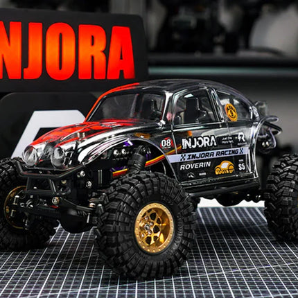 Injora BUG18-CL BUG18 Crawler Body Set for Traxxas® TRX-4M™ (Clear) (155mm Wheelbase) (Use with 4M-89 & 4M-111 Universal Chassis) INJBUG18-CL