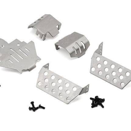 Injora CRAW18332_All Stainless Steel Skid Plate & Axles Armor for Traxxas® TRX-4™ INJCRAW18332_ALL