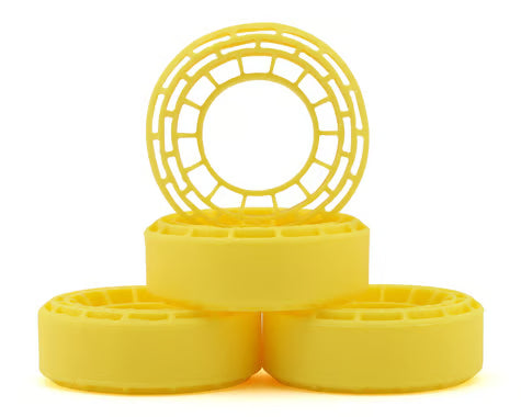 Injora 1.0" Micro Crawler Tires Silicone Rubber Inserts (56-58mm) (Super Soft) INJDGT-1056YE