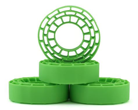 Injora 1.0" Micro Crawler Tires Silicone Rubber Inserts (62-64mm) (Soft) INJDGT-1064GN