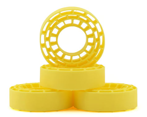 Injora 1.0" Micro Crawler Tires Silicone Rubber Inserts (62-64mm) (Super Soft) INJDGT-1064YE