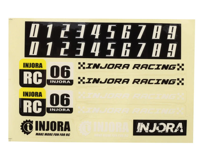 Injora DGT-2203GN-2 2.2" 1/10 Crawler Tires Silicone Rubber Inserts (146-149mm) (5.75" OD) (Super Soft) (2) INJDGT-2203GN-2