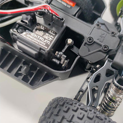 Injora GROM-10BK Arrma Grom Aluminum Servo Saver Set (Black) (20T) INJGROM-10BK