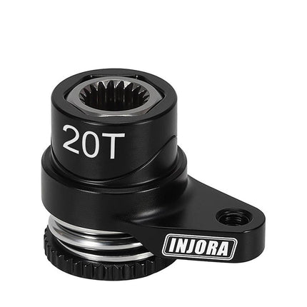 Injora GROM-10BK Arrma Grom Aluminum Servo Saver Set (Black) (20T) INJGROM-10BK
