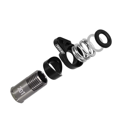 Injora GROM-10BK Arrma Grom Aluminum Servo Saver Set (Black) (20T) INJGROM-10BK