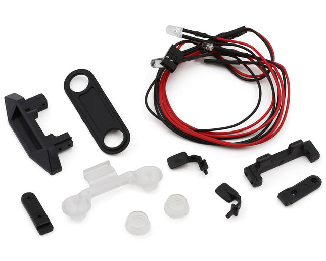 Injora IR40-WH IR40 Half Truck Hard Body Set for Traxxas® TRX-4M® (Unpainted) (Defender®/Bronco®) w/Bed Rack & LED Lights INJIR40-WH