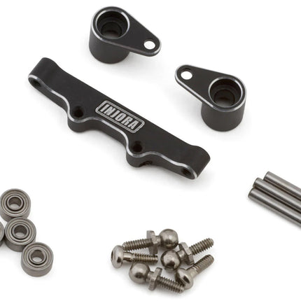 Injora Losi® Micro-B™/T™ Aluminum Steering Rack Set (Black) INJLOS-23BK