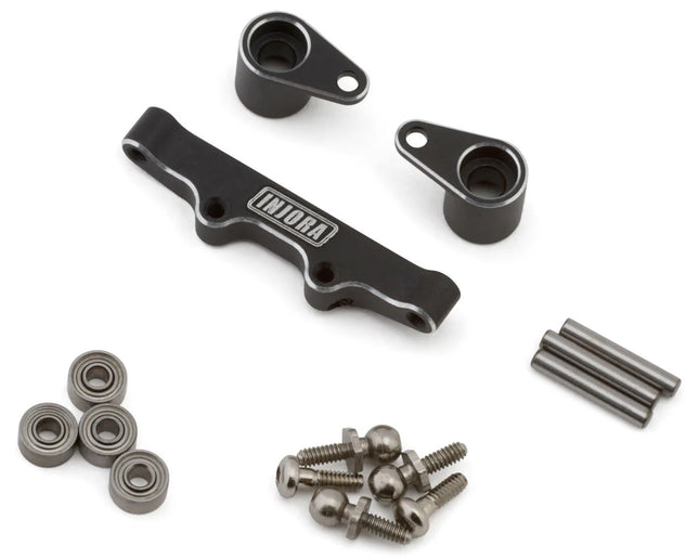 Injora Losi® Micro-B™/T™ Aluminum Steering Rack Set (Black) INJLOS-23BK