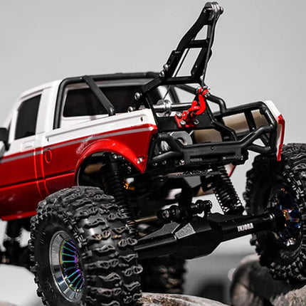 Injora  1/18 Tow Truck Crane Kit & INJS2065-360 Winch Servo for Traxxas® TRX-4M® (Black) INJS2065-360-115BK