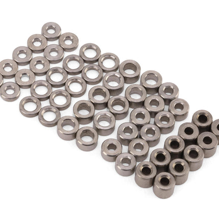 Injora SCX24-166 1.4mm Stainless Steel Spacers Set SCX24 (50Pcs) INJSCX24-166