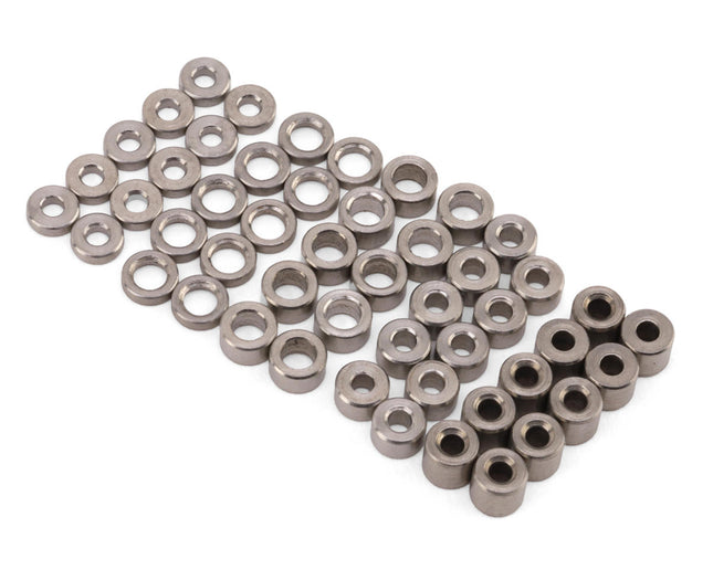 Injora SCX24-166 1.4mm Stainless Steel Spacers Set SCX24 (50Pcs) INJSCX24-166