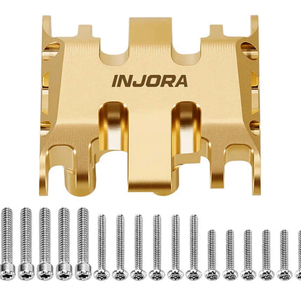 Injora SCX30-06BR Axial SCX30 Brass Skid Plate (Gold) (17.8g) INJSCX30-06BR