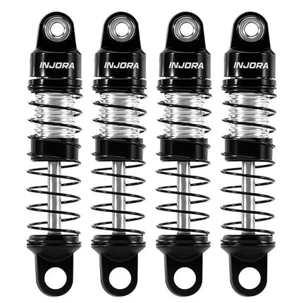Injora SCX30-08BS Axial SCX30 26mm Pre-Assembled Aluminum Shock Set (4) INJSCX30-08BS