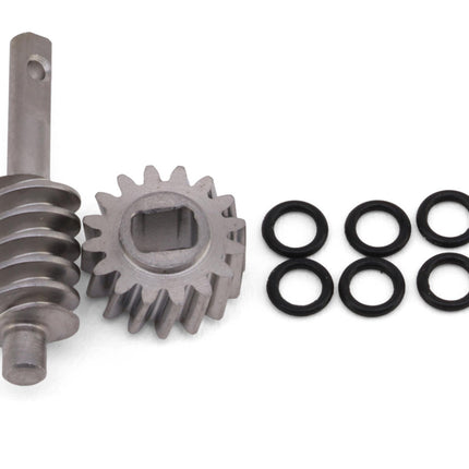 Injora SCX30-14-16T Axial SCX30 Steel Differential Worm Gears Set (2T/16T) (Stock Ratio) INJSCX30-14-16T