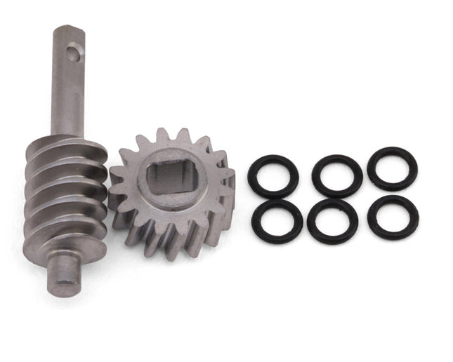 Injora SCX30-14-16T Axial SCX30 Steel Differential Worm Gears Set (2T/16T) (Stock Ratio) INJSCX30-14-16T