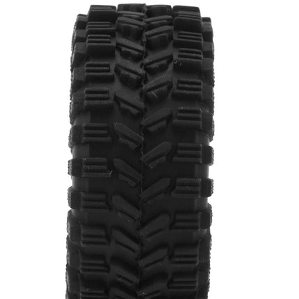 Injora T7014 0.7" King Trekker Micro Rock Crawler Tires (4) (35mm OD) (S5) w/Foam Inserts INJT7014