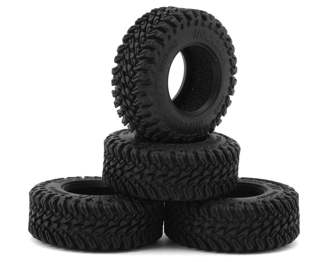 Injora T7025 0.7" Maverix M/T Micro Rock Crawler Tires (4) (34mm OD) (S5) w/Foam Inserts INJT7025