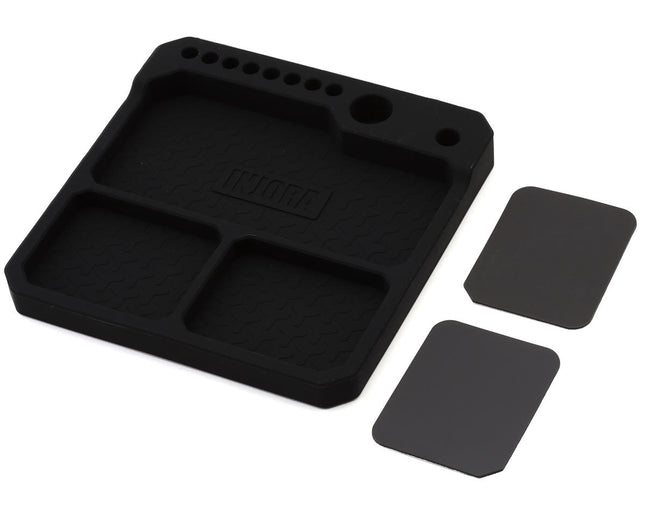 Injora Tool-66 Silicone Parts Tray & Tool Stand (160x160mm) w/Magnetic Inserts INJTOOL-66