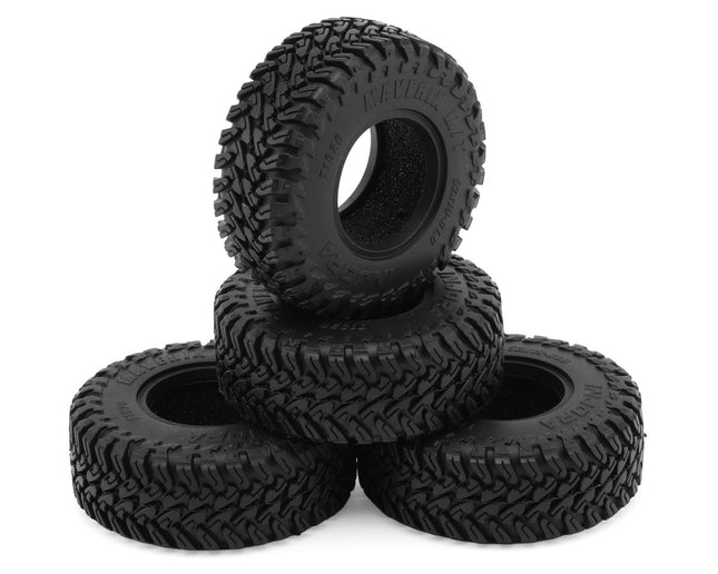 Injora YQT-1026 1.0" Maverix M/T Micro Rock Crawler Tires (4) (52mm OD) (S5) w/Foam Inserts  INJYQT-1026