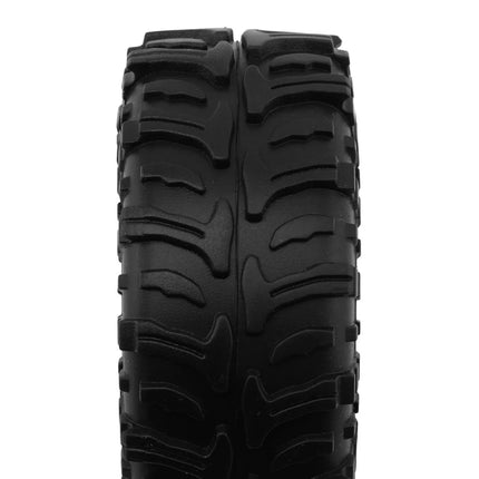 Injora  YQT-1027 1.0" Hamrok Micro Rock Crawler Tires (4) (57mm OD) (S5) w/Foam Inserts INJYQT-1027