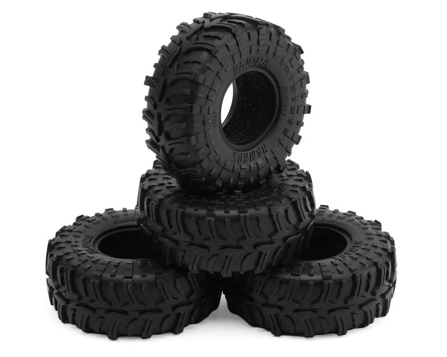 Injora  YQT-1027 1.0" Hamrok Micro Rock Crawler Tires (4) (57mm OD) (S5) w/Foam Inserts INJYQT-1027