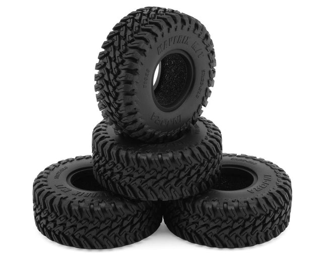 Injora  YQT-1028 1.0" Maverix M/T Micro Rock Crawler Tires (4) (57mm OD) (S5) w/Foam Inserts INJYQT-1028