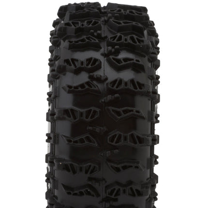 Injora 1.3" Cling On Micro Rock Crawler Tires Combo (4) (70mm OD) (S5) w/Super Soft Silicone Rubber Inserts INJYQT-1320-1370YE