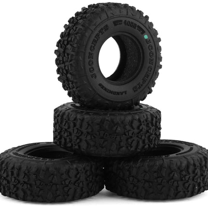 JConcepts 4022-02 Landmines 1.0" Micro Crawler Tires (4) (Green) JCO402202