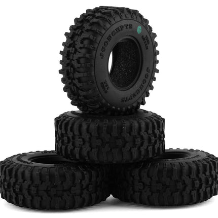 JConcepts 4023-02 Tusk 1.0" Micro Crawler Tires (4) (Green) JCO4023-02