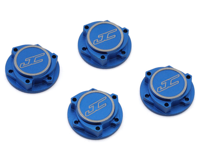 JConcepts 5021-1 17mm Punisher "Clutch" Wheel Nuts (Blue) (4) JCO5021-1