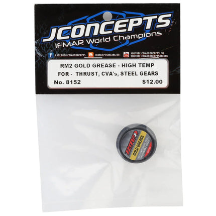 JConcepts 8152 RM2 Gold High Temperature High Performance Grease JCO8152