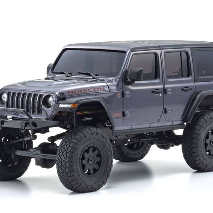 Kyosho MX-01 Mini-Z 4X4 Readyset w/Jeep Wrangler Body Grey 32521GM