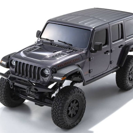 Kyosho MX-01 Mini-Z 4X4 Readyset w/Jeep Wrangler Body Grey 32521GM