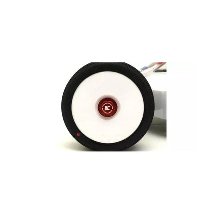 Kyosho IFW649R Serrated Flanged Aluminum 17mm Capped Wheel Hex Nuts (Red) (4) KYOIFW649R