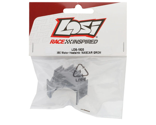 Losi NASCAR 380 Aluminum Motor Heatsink (Black) LOS-1920