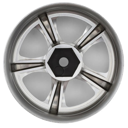 LAB Work LW-0906C Vs KF 1/10 Drift Wheels (Chrome) (2) (6mm Offset) w/12mm Hex LWH-LW-0906C
