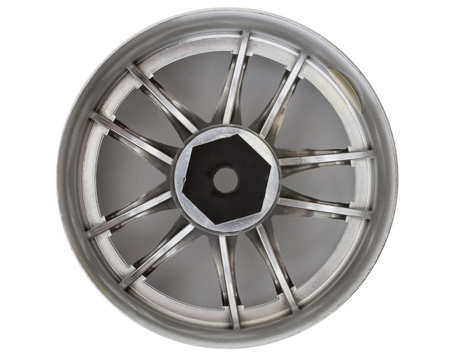 LAB Work LWS-0606C Emotion CR3P 1/10 Super High Traction Drift Wheels (6mm Offset) (Chrome) (2) w/12mm Hex LWH-LWS-0606C