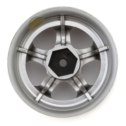 LAB Work LWS-0806C Meister S1 1/10 Super High Traction 3-Piece Drift Wheels (Chrome) (2) (6mm Offset) w/12mm Hex LWH-LWS-0806C