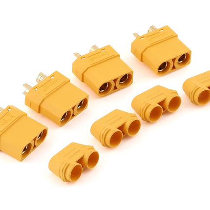 Maclan XT90 Connectors (4 Female) (Yellow) MCL4114