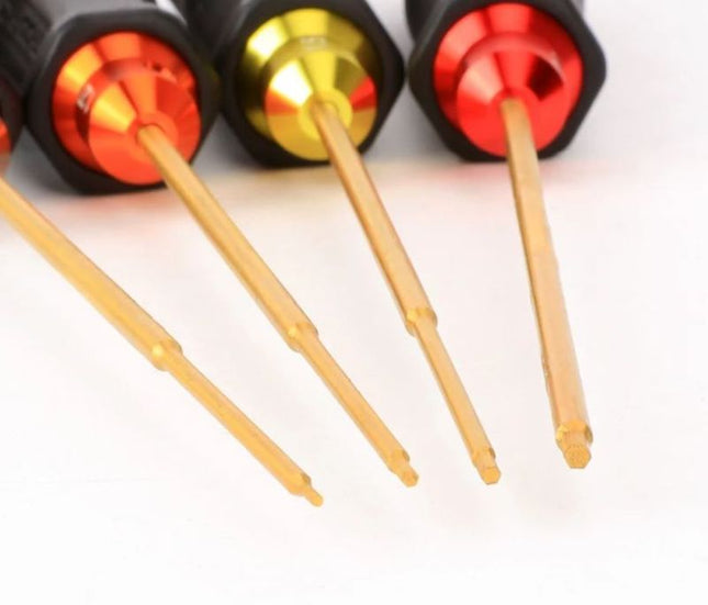 Method R/C Tools 4 Piece Metric Hex Driver Set (0.9, 1.27/0.05", 1.5, 2.0mm) MTD2019