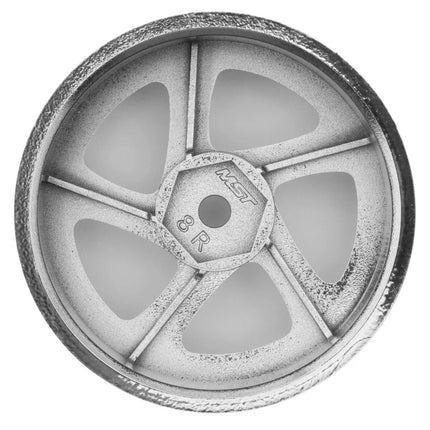 MST 102045S TMB 1/10 Drift Wheels (Silver) (+8) (4) w/Mounting Foam MXS-102045S