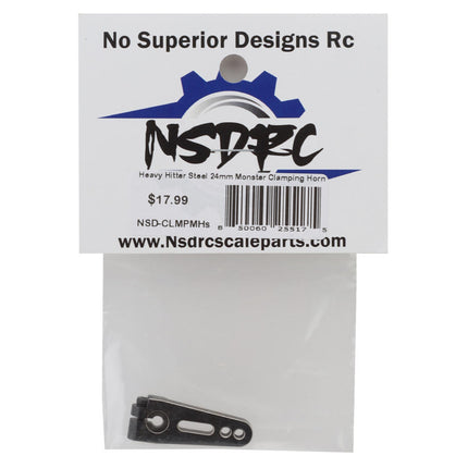 No Superior Designs RC Heavy Hitter Aluminum Clamping Monster Servo Horn (25T) (24mm) NSD-CLMPMH