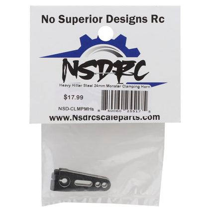 No Superior Designs RC Heavy Hitter Steel Clamping Monster Servo Horn (25T) (24mm) NSD-CLMPMHS
