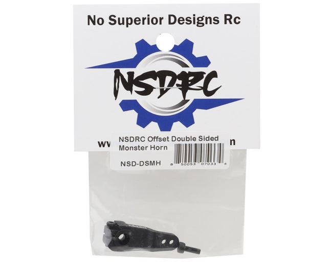 No Superior Designs RC Offset Double Sided Monster Clamping Horn (25T) (24mm) NSD-DSMH