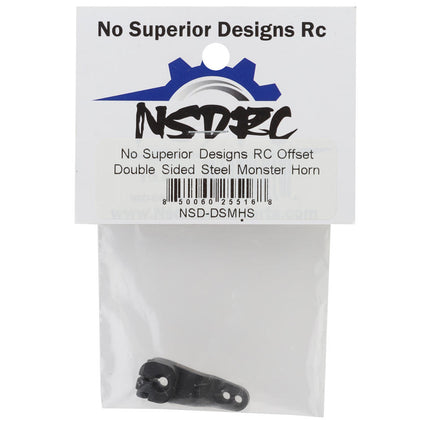 No Superior Designs RC Steel Offset Reversible Monster Servo Horn (25T) NSD-DSMHS